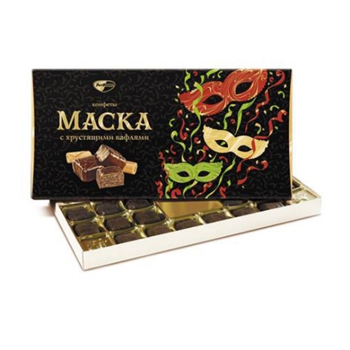 Picture of CLEARANCE-Chocolate Candies Maska with Crispy Waffles Babaevsky 300g