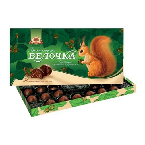 Chocolate Candies Belochka with hazelnuts - 400g