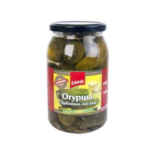 Picture of Pickles with Oak Leaves Emelya Jar 900ml