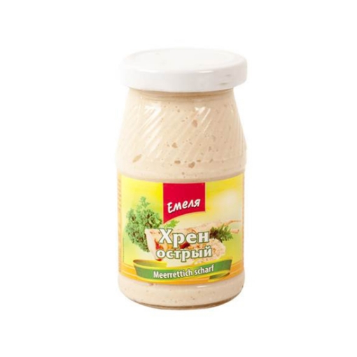 Picture of CLEARANCE-Horseradish Juicy & Hot Emelya Jar 180g