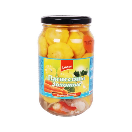 Picture of Pickled Patissons Golden Emelya Jar 900ml 