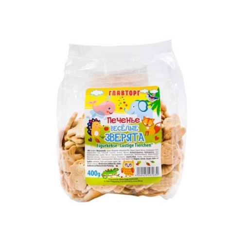 Picture of Glavtorg Cookies Funny Animals 400g