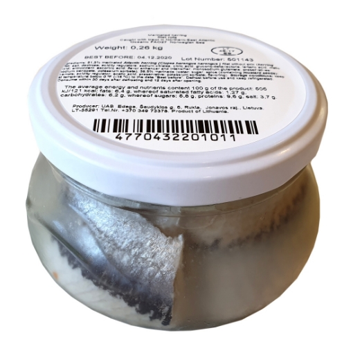 Picture of Herring Marinated Rollmops Edega 260g