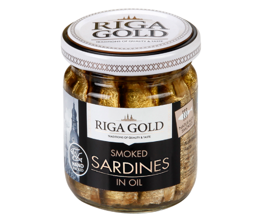 Picture of Smoked Sardines in oil Riga Gold - 100g