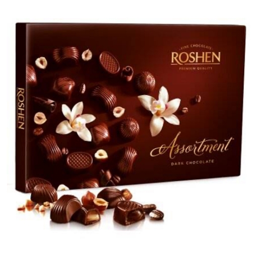 Picture of CLEARANCE-Dark Chocolate Accorted Roshen 154g