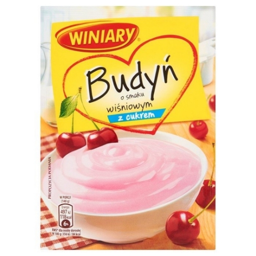 Picture of CLEARANCE-Mix Cherry Pudding with Sugar Winiary 60g