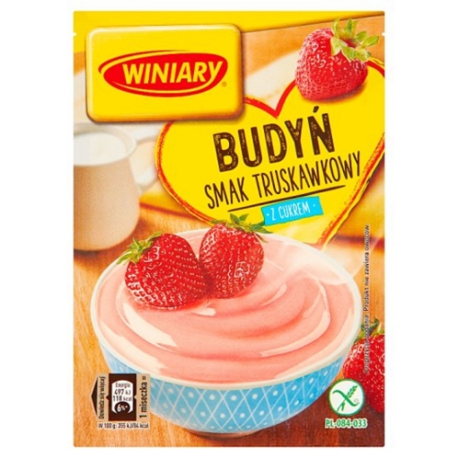 Picture of CLEARANCE-Mix Strawberry Pudding with Sugar Winiary 60g