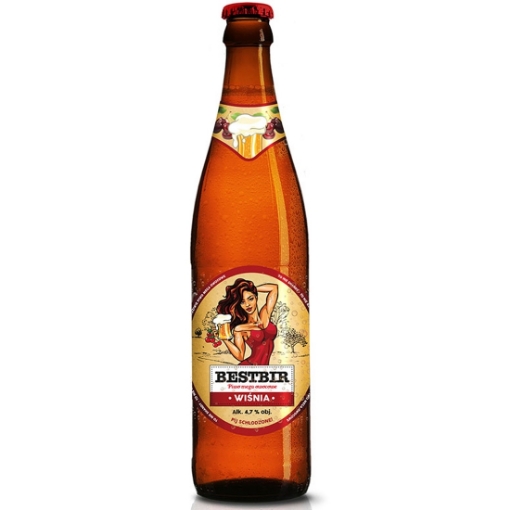 Picture of CLEARANCE-Beer Cherry Bestbir Staropolski Bottle 4.7% 500ml