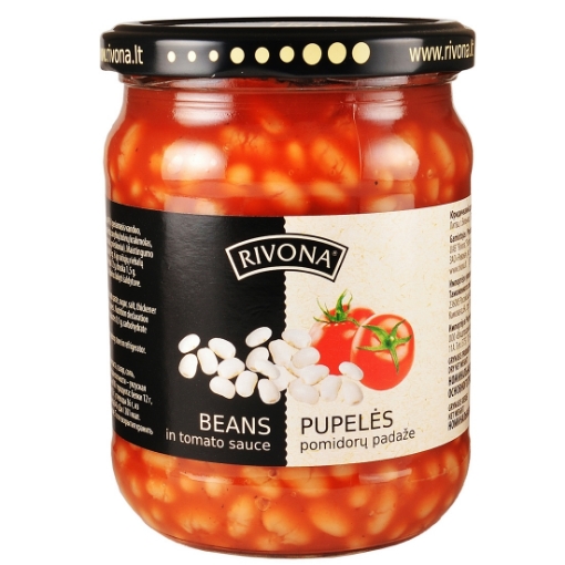 Picture of CLEARANCE-Beans in Tomato Sauce Rivona 520g