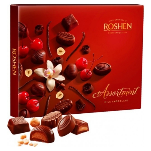Picture of Milk Chocolate Accorted Roshen 154g 