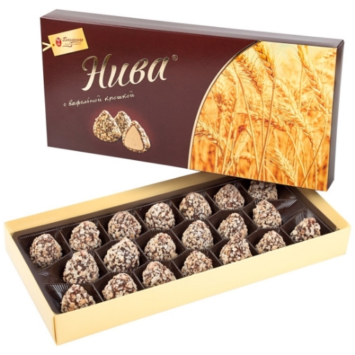 Picture of Chocolate Candies with waffle crumbs Niva 280g