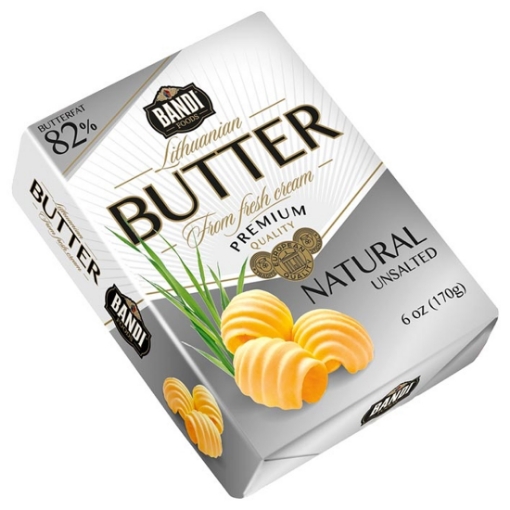 Picture of Butter Natural Unsalted 82% Fat Bandi 170g