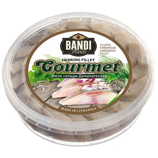 Picture of CLEARANCE-Herring Fillet Gourmet in Oil Bandi 500g