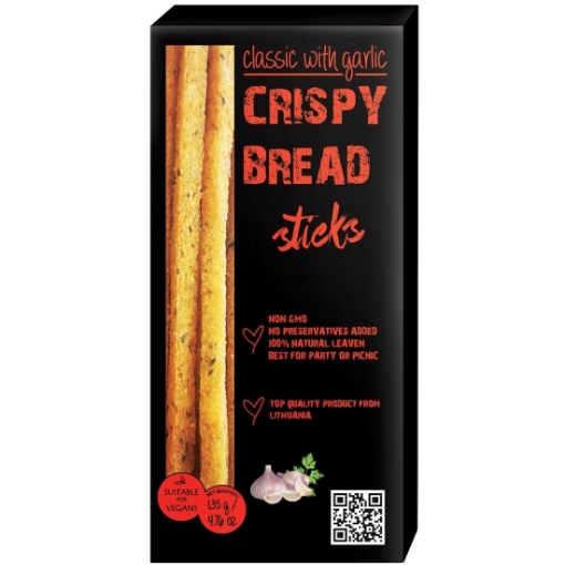 Picture of Snack Crispy Bread Classic with Garlic Bandi 135g
