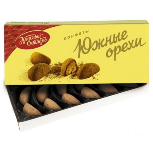 Изображение РАСПРОДАЖА-Шоколадные конфеты Южные Орехи 145гр