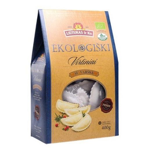 Picture of Pierogies with Cottage Cheese Ecological Liutukas 400g IN STORE ONLY. CAN NOT BE DISPATCHED WITH COURIER