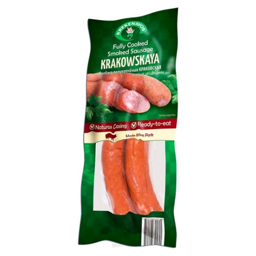 Picture of Sausage Smoked Krakovskaya Krekenavos 454g