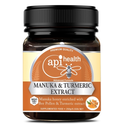 Picture of Honey Manuka & Turmeric Extract ApiHealth 250g