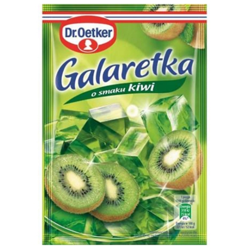 Picture of CLEARANCE-Mix Jelly Kiwi Flavour Dr.Oetker 77g