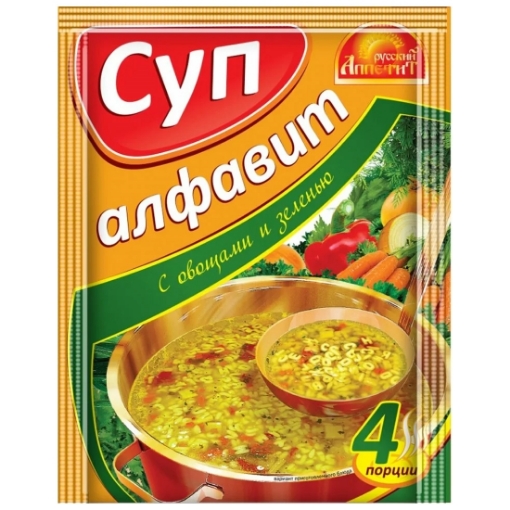 Picture of Mix Soup Alphabet Russian Appetite 60g