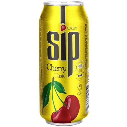 Picture of Cider Cherry SIP 5% Can 500ml