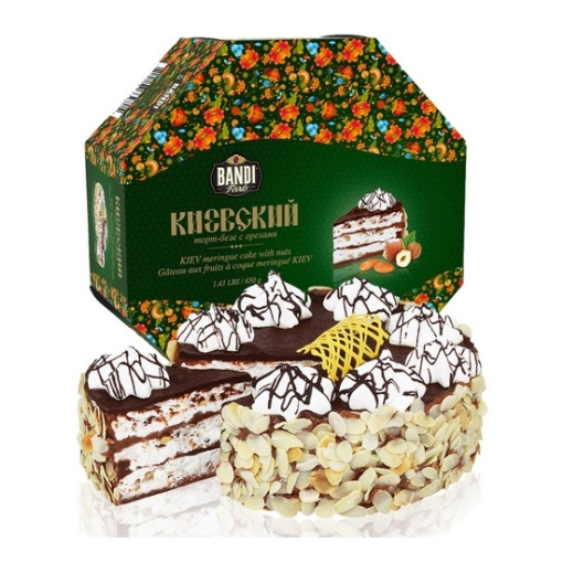 Picture of Cake with hazelnuts and almonds Kiev Bandi - 650g