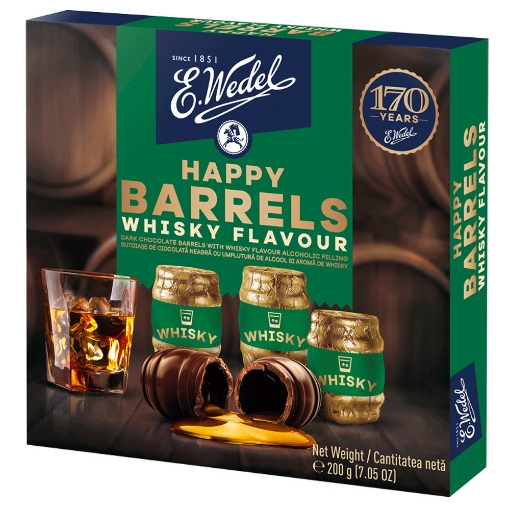 Picture of Chocolate Dark with Whisky Barrels Wedel 200g