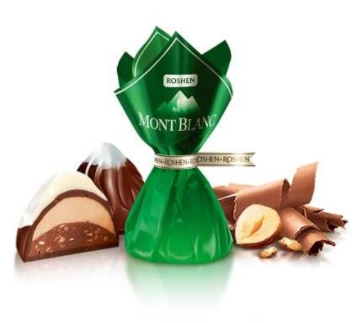 Picture of Candies Cream Praline & Hazelnut Mont Blanc Roshen