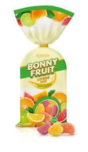 Picture of Candies Jelly Citrus Mix Bonny-Fruit Roshen 200g 