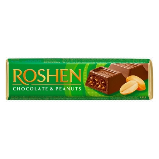 Picture of Chocolate Bar Milky & Peanut Roshen 38g