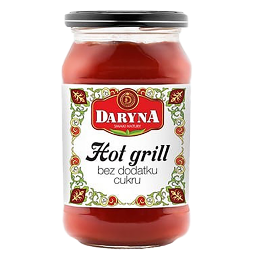 Picture of CLEARANCE-Sauce Hot Grill No Sugar Daryna Jar 475g