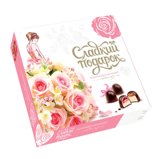 Picture of CLEARANCE-Chocolate Candies Sweet Gift Pink Kommunarka 260g