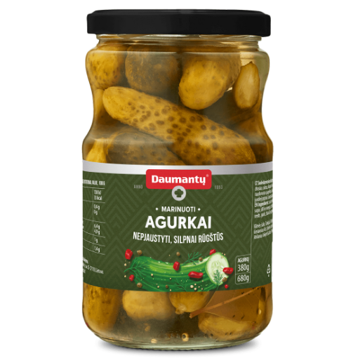 Picture of CLEARANCE-Pickles Gherkins Marinated Daumantu 680g