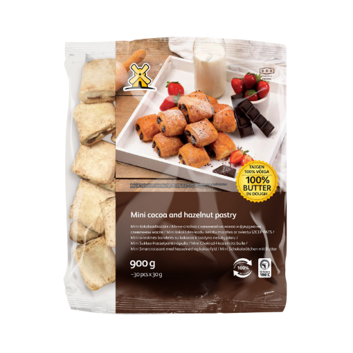 Picture of Bakery Mini Cocoa and Hazelnut Pastries with Butter Bandi 900g - IN STORE ONLY. CAN NOT BE DISPATCHED WITH COURIER  
