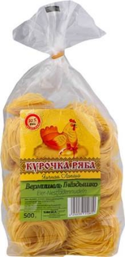 Picture of CLEARANCE-Noodles Nest Thin Kurochka Ryaba 500g 