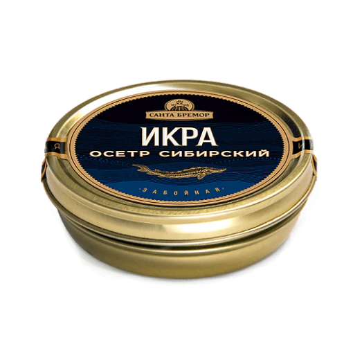 Picture of Caviar STURGEON Siberian Santa Bremor Jar 125g