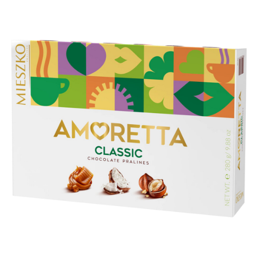 Picture of CLEARANCE-Chocolate Candies Pralines Amoretta Mieszko 280g