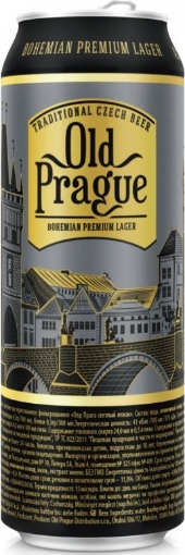Picture of Beer Old Prague Bohemian Premium Lager 4.8% Can 500ml