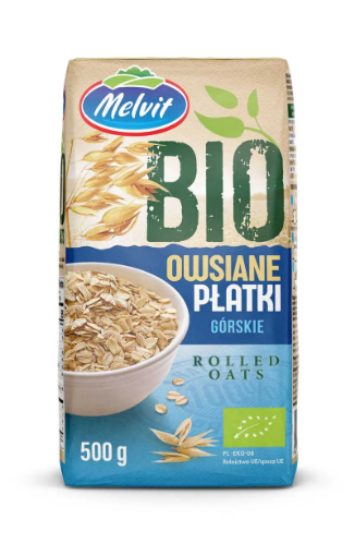 Picture of CLEARANCE-Oat Flakes Bio Melvit 500g