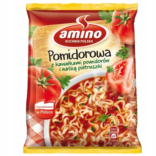 Picture of Mix Tomato Soup with Noodles Amino 61g