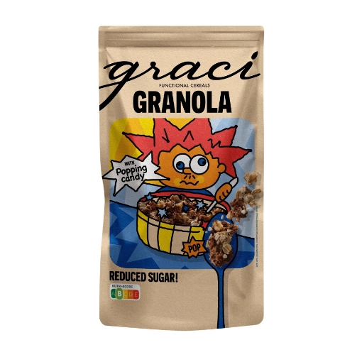 Picture of CLEARANCE-Granola POPPING CANDY Graci 250g