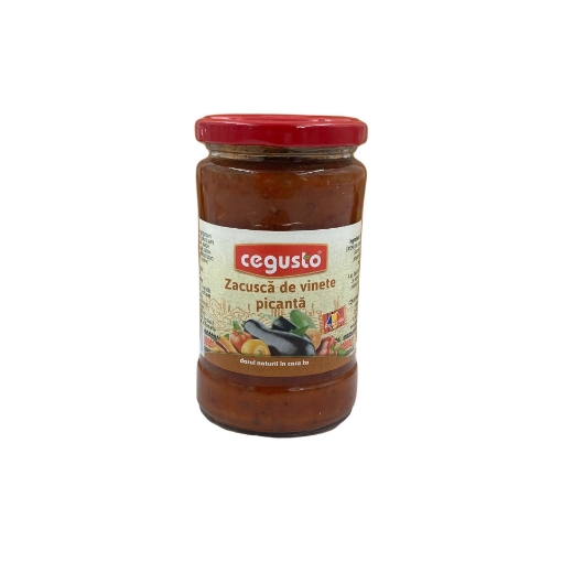 Picture of Spicy Vegetables Mix Zacusca Cegusto Jar 300g 