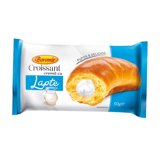 Picture of CLEARANCE-Croissant with Milk Cream Boromir 50g