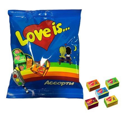 Picture of Chewing Gum Mix LOVE IS 210g