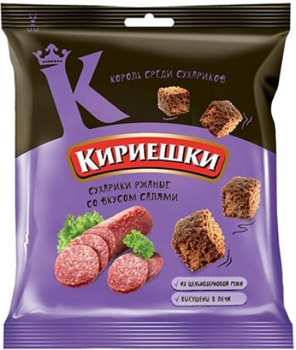 Picture of Croutons Salami Flavour Kirieshki 40g