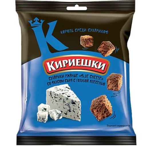 Picture of CLEARANCE-Croutons Blue Cheese Flavour Kirieshki 40g