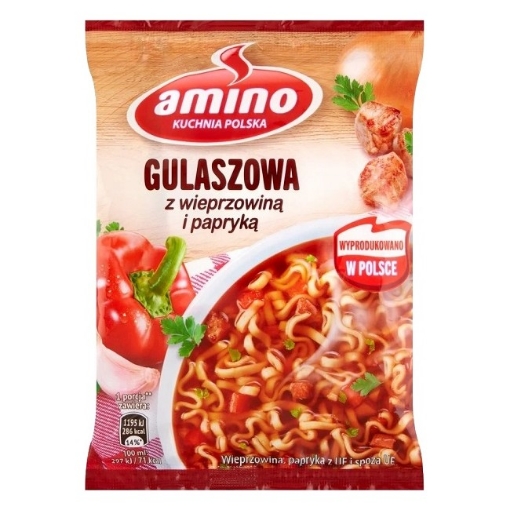 Picture of CLEARANCE-Soup Goulash with noodles Amino 59g