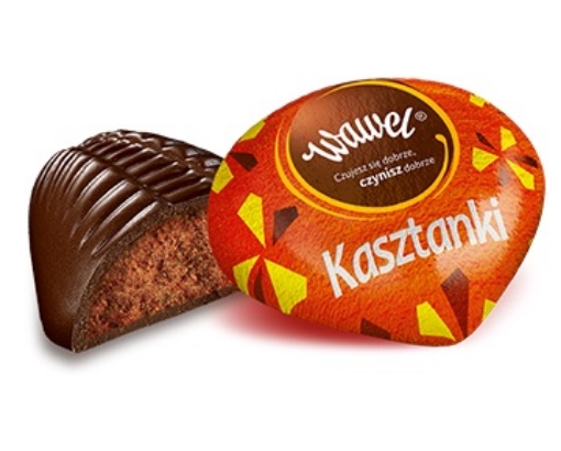 Изображение Шоколадные конфеты Каштанки Wawel