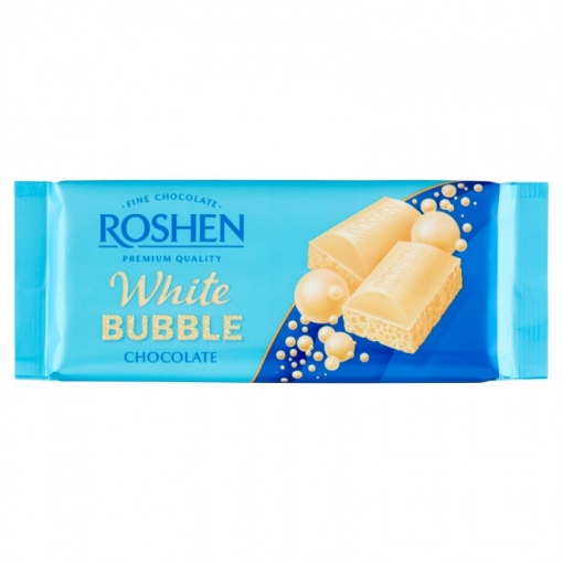 Изображение Шоколад белый пористый Roshen 80g