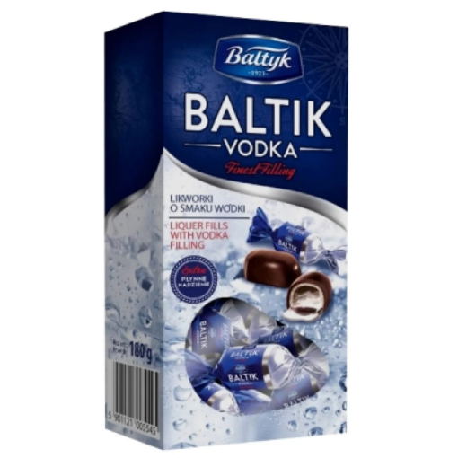 Picture of CLEARANCE-Chocolate Candies Praline with Vodka Baltyk 180g